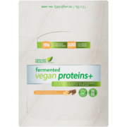 Genuine Health Fermented Vegan Proteins+ Bar, Peanut Butter Chocolate, 14g Protein, Gluten Free, 12 count
