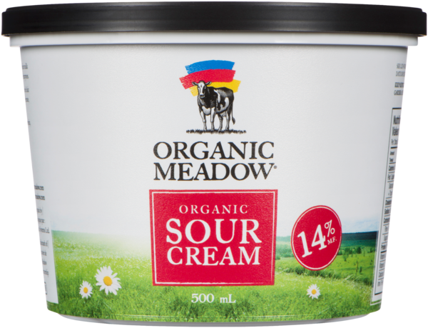 Organic Meadow Crème Sure Biologique 14% M.G. 500 ml