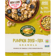 Nature's Path Cereal Pumpkin Seed + Flax Granola Organic 325 g