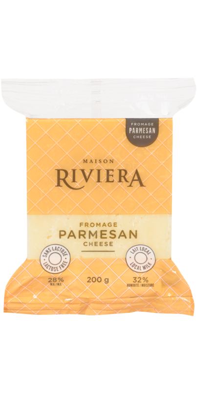 Râpé Style Parmesan - Maison Riviera - Yogourts, fromages, crème