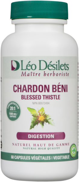 Léo Désilets Chardon Béni Digestion 60 Capsules Végétales