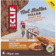 Clif Bar Organic Chocolate Hazelnut Butter Energy Bar 4 x 50 g