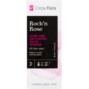 Corpa Flora Poudre Exfoliante Ultra-Fine pour le Visage Rock'n Rose 30 ml