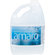 Amaro Natural Spring Water 4 L