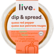 Live Dip & Spread Queso aux Poivrons Rouges 198 g