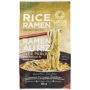 Lotus Foods Rice Ramen Jade Pearl with Miso Soup Mix 