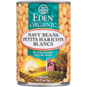 Eden Navy Beans Organic 398 ml