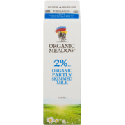 Organic Meadow Organic Partly Skimmed Milk 2% M.F. 1 L