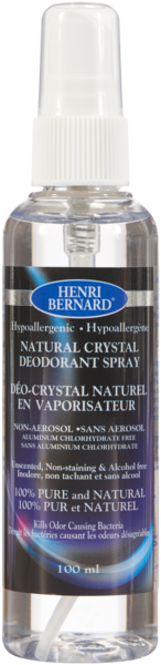 Henri Bernard Déo en Vaporisateur Crystal Naturel 100 ml