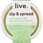 Live Dip & Spread Cucumber & Dill 198 g