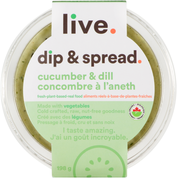 Live Dip & Spread Concombre à l'Aneth 198 g