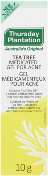 Thursday Plantation Gel Médicamenteux pour Acné Tea Tree 10 g