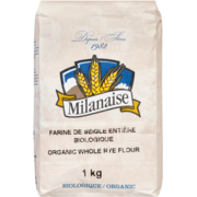 Milanaise Organic Whole Rye Flour 1 kg