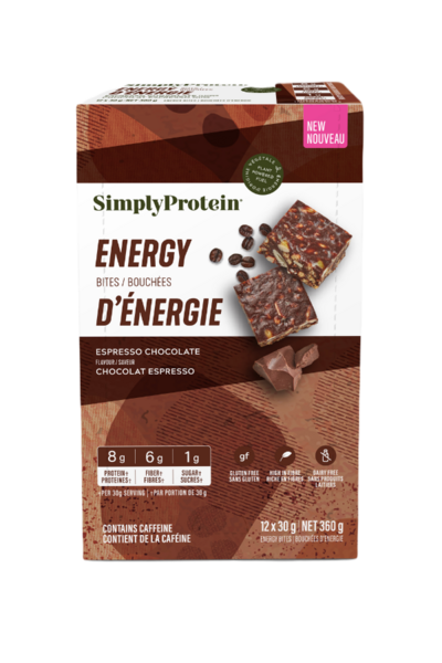 Simply Protein Bouchées D’Énergie Saveur Chocolat Espresso 30G