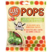 Glee Gum Pops 10 Lollipops with Bubblegum Centers 170 g