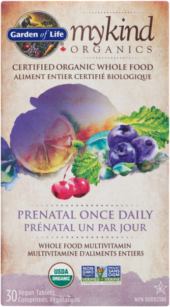 Garden Of Life mykind Organics - Multivitamine - Prénatal Un par Jour