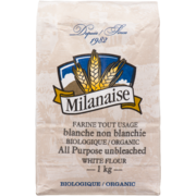 Milanaise All Purpose Unbleached White Flour Organic 1 kg