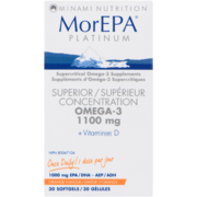 MorEPA Platinum Oméga-3 1100 mg - Gélules
