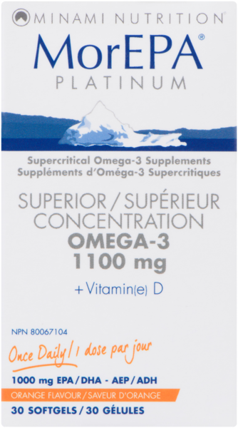 MorEPA Platinum Oméga-3 1100 mg - Gélules