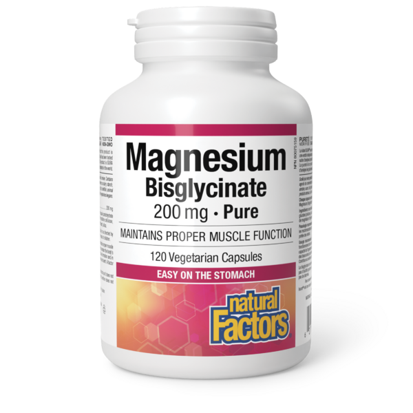 Natural Factors Magnesium Bisglycinate Pure 200mg