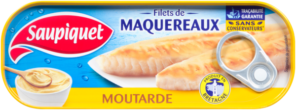Saupiquet Filets de Maquereaux Moutarde 169 g