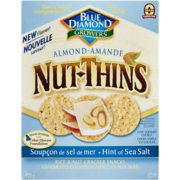 Blue Diamond Growers Nut-Thins Almond Rice & Nut Cracker Snacks 120 g