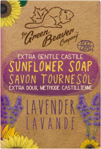 The Green Beaver Company Savon Tournesol Lavande 90 g