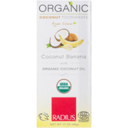 Radius Organic Coconut Banana Toothpaste with Organic Coconut Oil 48 g