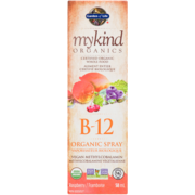 mykind Organics - Vitamine B12 biologique en vaporisateur - Framboise