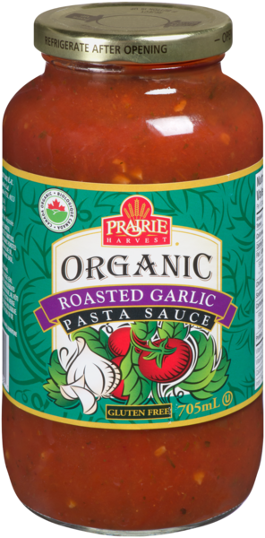 Prairie Harvest Biologique Ail Rôti Sauce pour Pâtes 705 ml