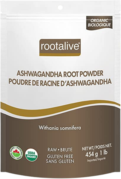Rootalive poudre d'Ashwagandha Bio 454g