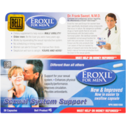 Bell Eroxil pour Hommes Support pour le Système Sexuel 30 Capsules