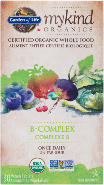Garden Of Life mykind Organics - Un par Jour Complexe B