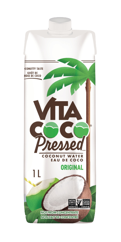 Eau de coco + crème de coco tetra pak 12 x 330ml