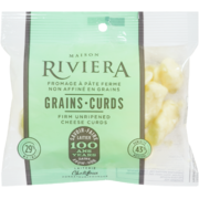 Maison Riviera Firm Unripened Cheese Curds 29 % M.F. 85 g
