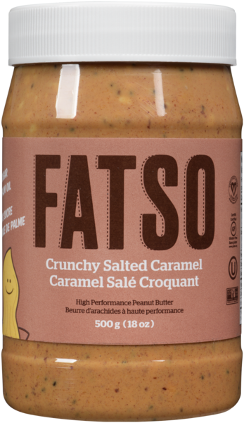 Fatso Beurre d'Arachides à Haute Performance Caramel Salé Croquant 500 g