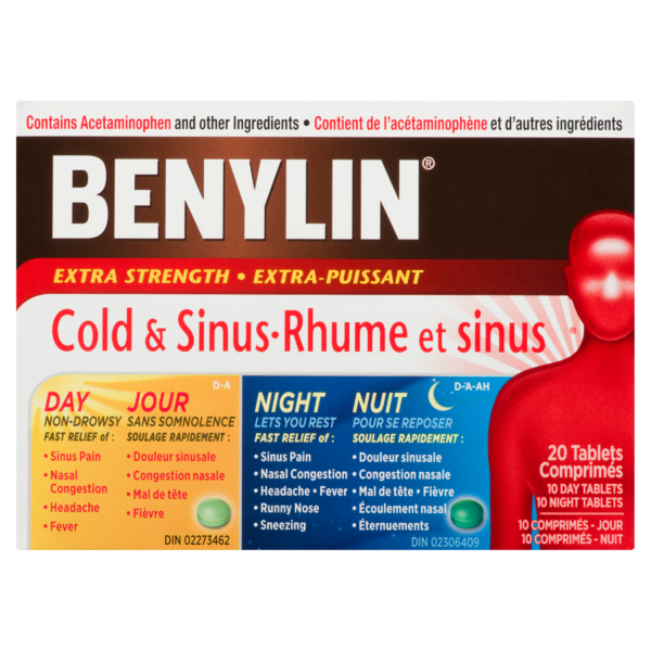 Benylin Cold & Sinus - Day Night 24 Hour