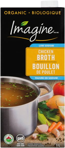 Imagine Bouillon De Poulet  Faible En Sodium bio
