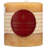 Honey Candles 3" Pillar Natural Candle