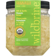 Wildbrine Dill & Garlic Organic Kraut 500 ml