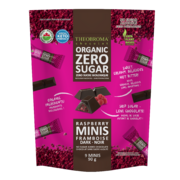 Theobroma Mini Bâton Chocolat Zero Sucre Biologique et Framboise