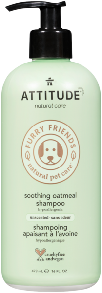 Shampoing apaisant pour animaux à l’avoine Furry Friends™Sans odeur