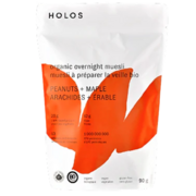 Holos Organic Peanuts and Maple Overnight Muesli 90g