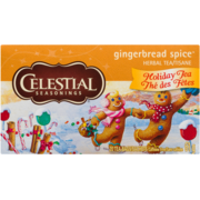 Celestial Seasonings Thé des Fêtes Tisane Gingerbread Spice 20 Sachets 61 g