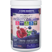 AgeOff ProbioticCollagen+ Powder Mix Blueberry-Pomegranate Splash 190 g