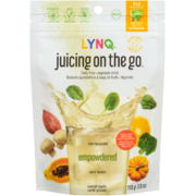 LYNQ Juicing on the Go Boisson Quotidienne à Base de Fruits+Légumes Sans Saveur 110 g