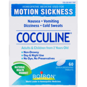 Boiron Cocculine 60 Quick-Dissolving Tablets