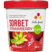 Solo Fruit Sorbet Strawberry Organic 500 ml