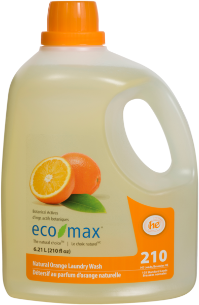 EcoMax Detergent Lessive Orange 6.2L