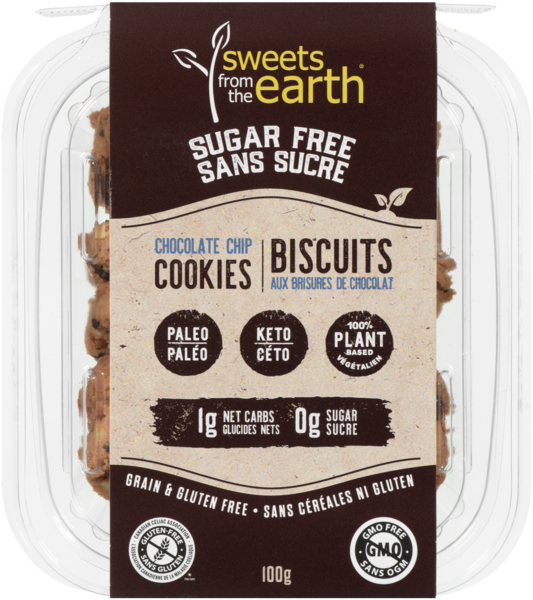 Sweets from the Earth Biscuits aux Brisures de Chocolat 100 g